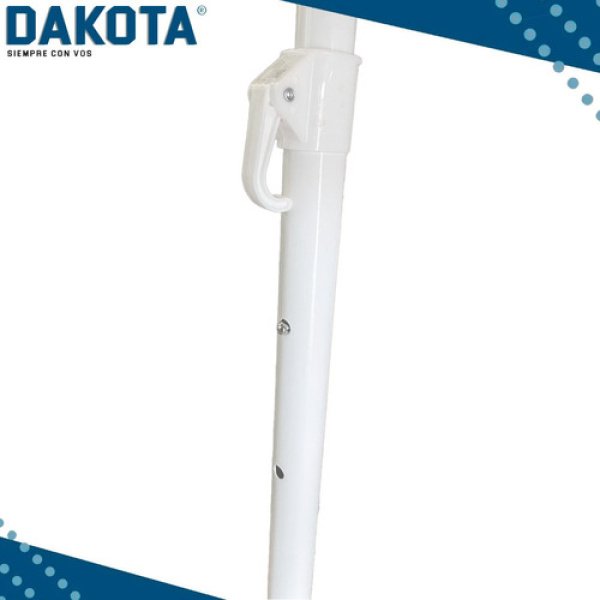 Parasol Sombrilla Articulada 260cm Dakota Playa Camping Color Azul Rayado - Imagen 4