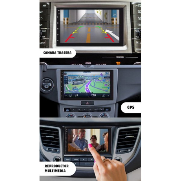 Stereo Pantalla Tactil Dakota Gps Android Bt Camara Volante - Imagen 8