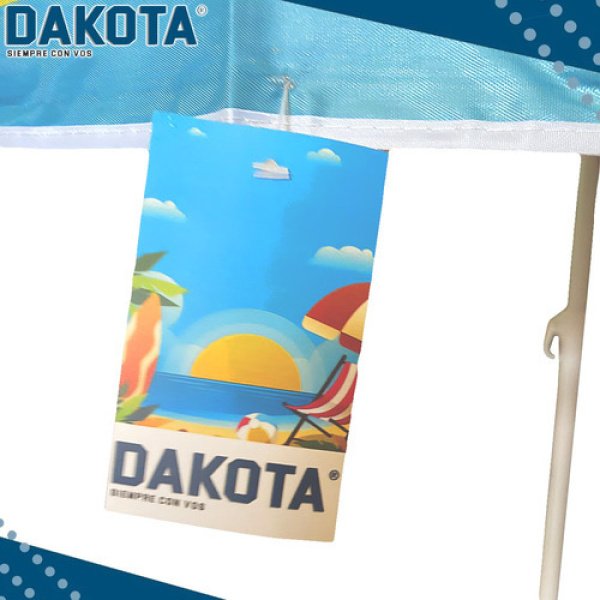 Parasol Sombrilla Articulada 220cm Dakota Playa - Imagen 4