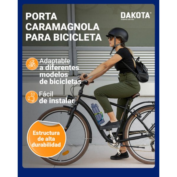 Porta Caramañola Botella Bicicleta Dakota Universal Ultra Liviana - Imagen 6