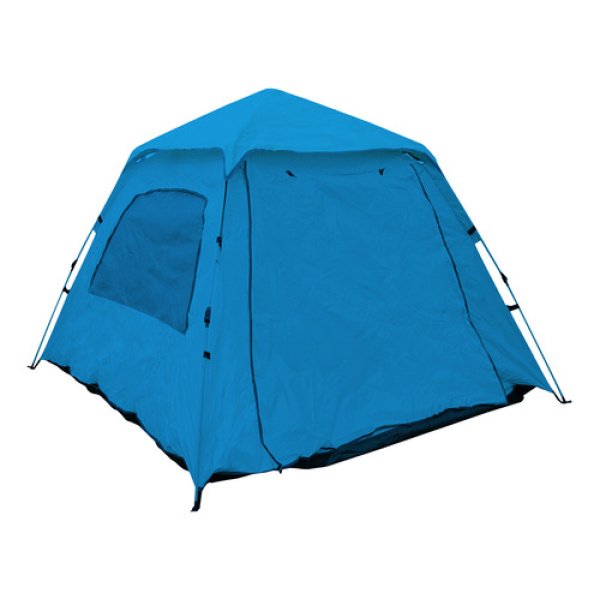 Carpa Autoarmable Para 6 Personas Dakota Automática 240x240x154cm Color Azul - Imagen 4