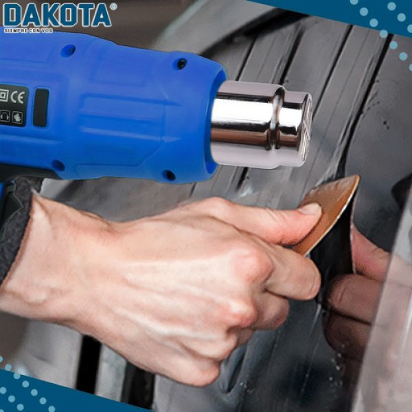 Pistola De Calor 2000w Dakota Pc2000 Linea Pesada Valija Accesorios - Imagen 4