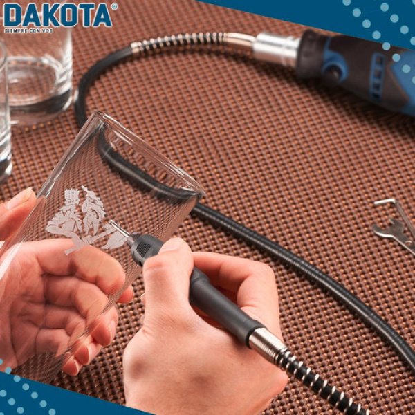 Minitorno Eléctrico 135w Dakota Eje Flexible + 40 Accesorios Frecuencia 50/60 Potencia 135 W - Imagen 2