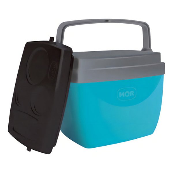 Heladera Conservadora Camping Portátil  Mor 12l 13 Latas Celeste