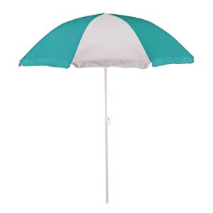 Mor 3732 Sombrilla Playera Central Reclinable Color Verde Y Blanco