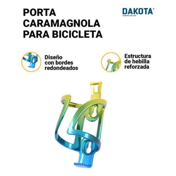 Porta Caramañola Botella Bicicleta Dakota Universal Ultra Liviana - Imagen 5