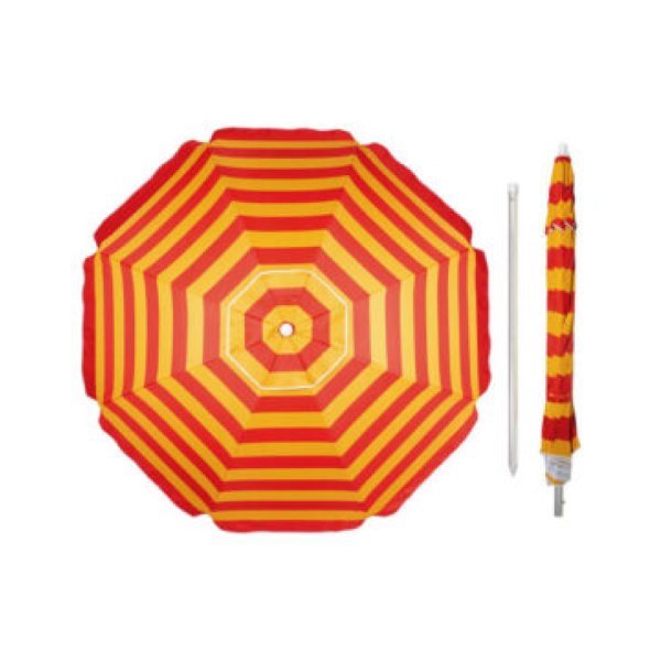Sombrilla Mor 3546 Paraguas 240cm Articulada Color Naranja
