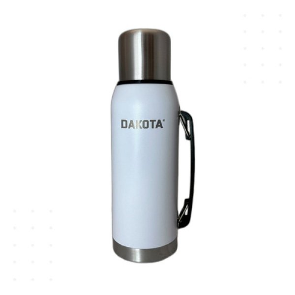 Termo Acero Inoxidable Pico Cebador Dakota 1 Litro Colores Color Blanco - Imagen 8