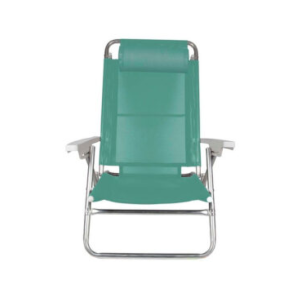 Silla De Playa Reclinable De Aluminio Con Cojín Anis Mor