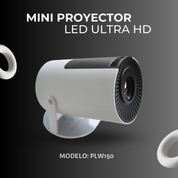 Mini Proyector Led Wifi Mirrorlink Dakota Plw150 De 9500 Lm Android Smart Tv Hd Color Blanco - Imagen 3