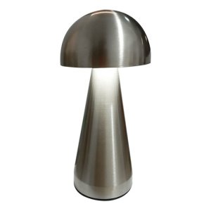 Lampara Velador Led Táctil Dakota Inalámbrico Usb 3 Intensidades De Color Diseño Hongo