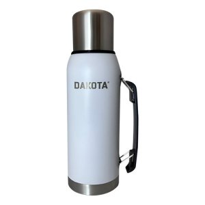 Termo Acero Inoxidable Pico Cebador Dakota 1.3l Color Blanco