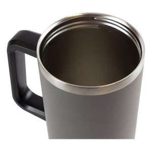 Vaso Térmico 1.2lt Dakota Acero Inoxidable Con Tapa + Sorbete Color Gris Oscuro