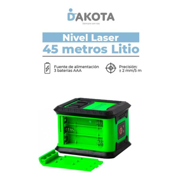 Nivel Laser Dakota Nlv35 45 Mts Con Trípode - Imagen 4