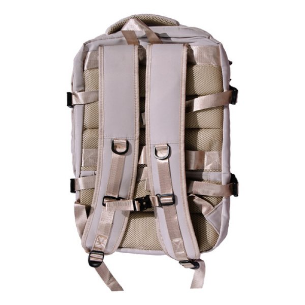 Mochila Viaje Carry On 24l Monobag Calidad Deluxe Reforzada Color Lila Diseño De La Tela Liso - Imagen 2
