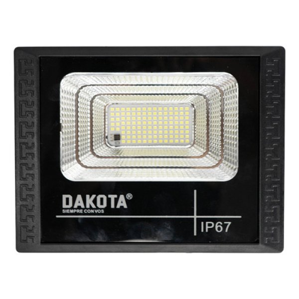 Reflector Solar Led 100w Dakota Para Exterior Con Panel Solar + Control Remoto - Imagen 2